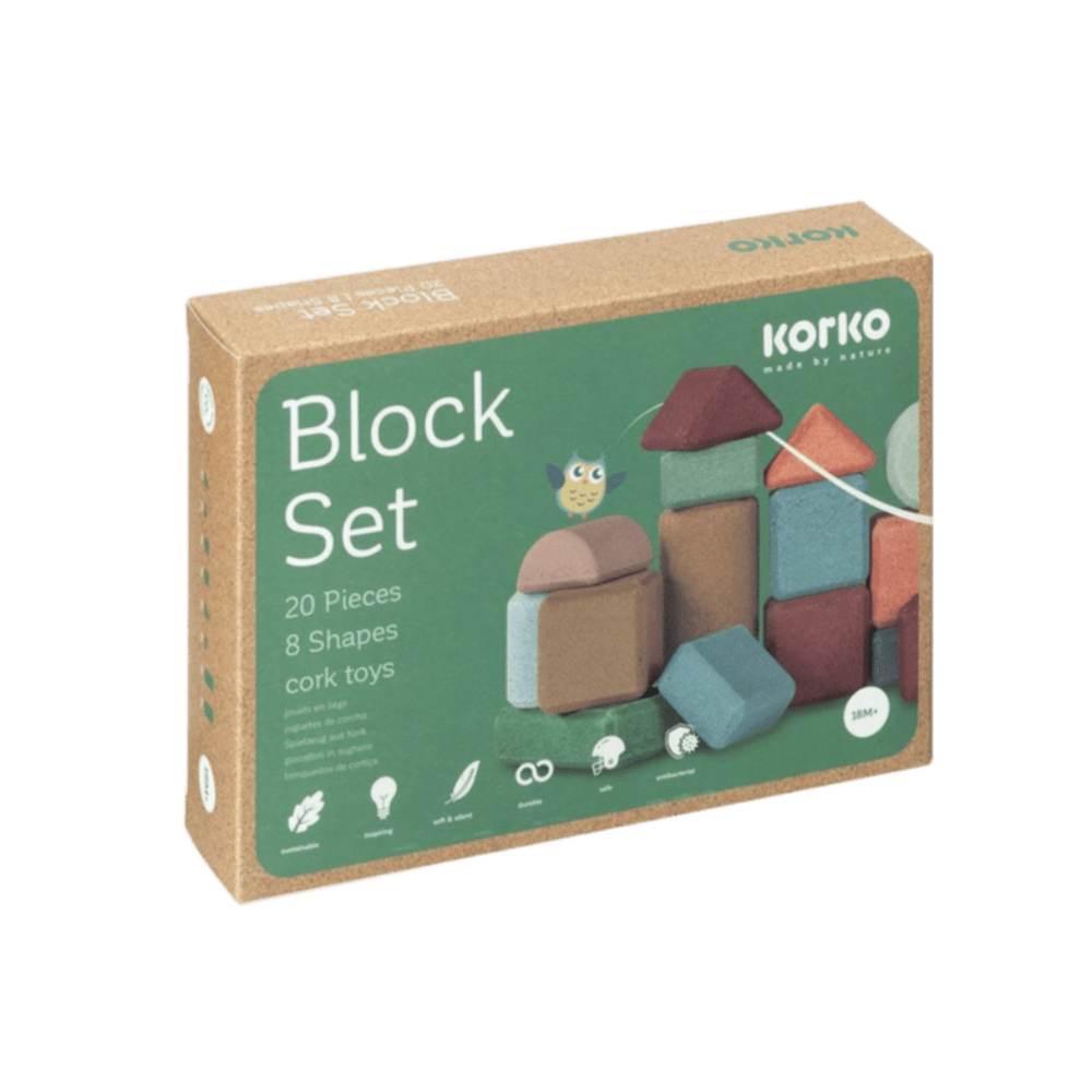 Korko Construction Korko Small Architects 20 pc Block Set