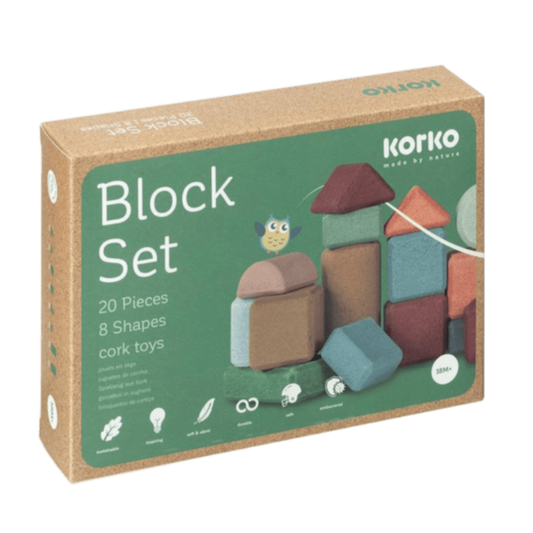 Korko Construction Korko Small Architects 20 pc Block Set