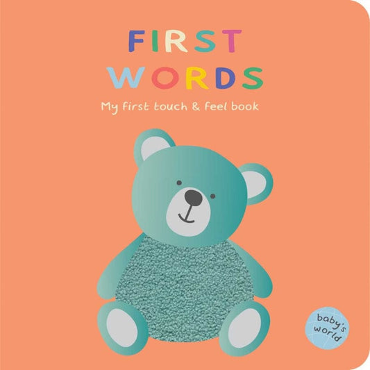 Lake Press Touch & Feel Books Default First Words: My First Touch & Feel Book (Board Book)