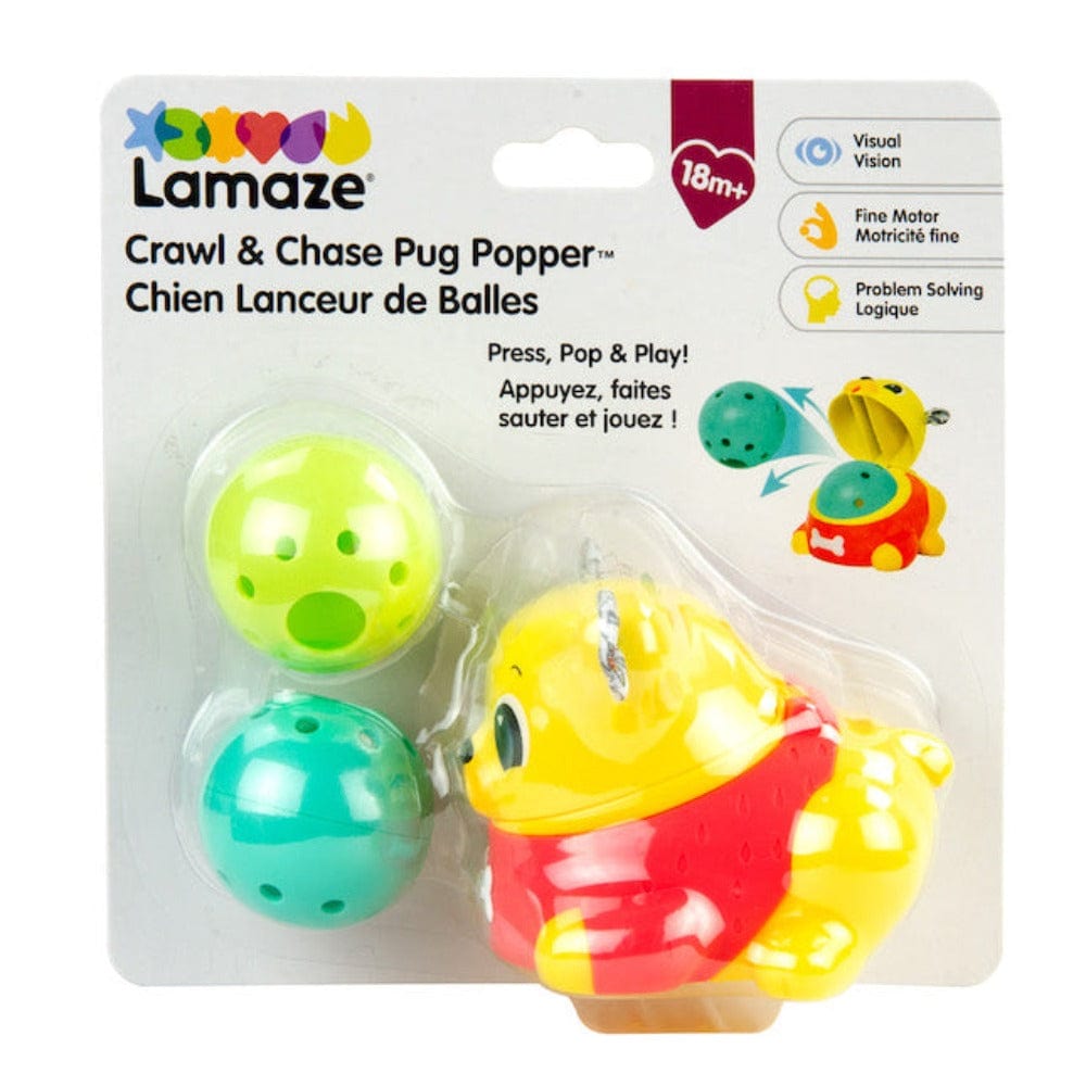 Lamaze Infant Crawl & Chase Pug Popper