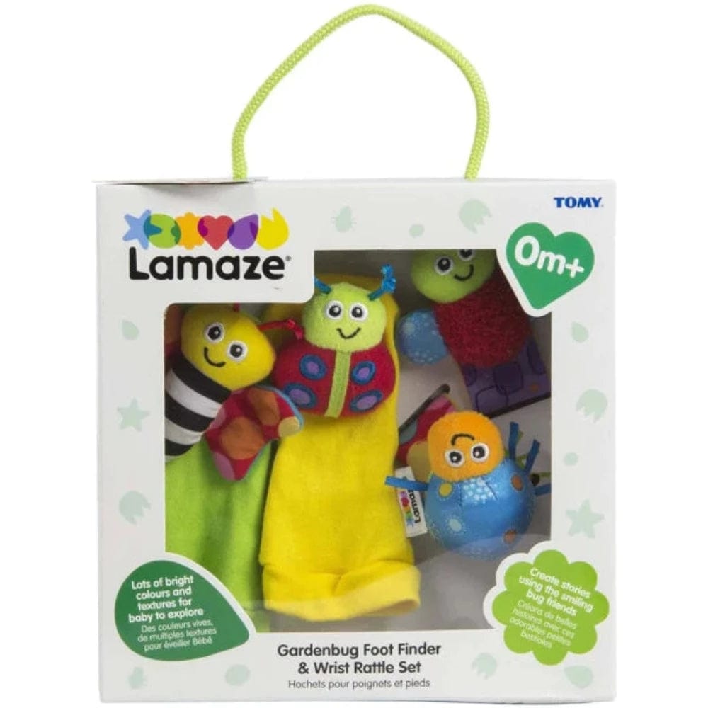 Lamaze Infant Sensory Toys Gardenbug Foot Wrist Refresh