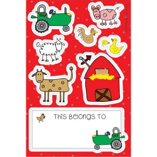 Laura Kelly Designs Stickers Farm Vinyl Sticker Sheet