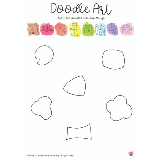 Laura Kelly Designs Travel Games Doodle Art (Games To Go) UPC