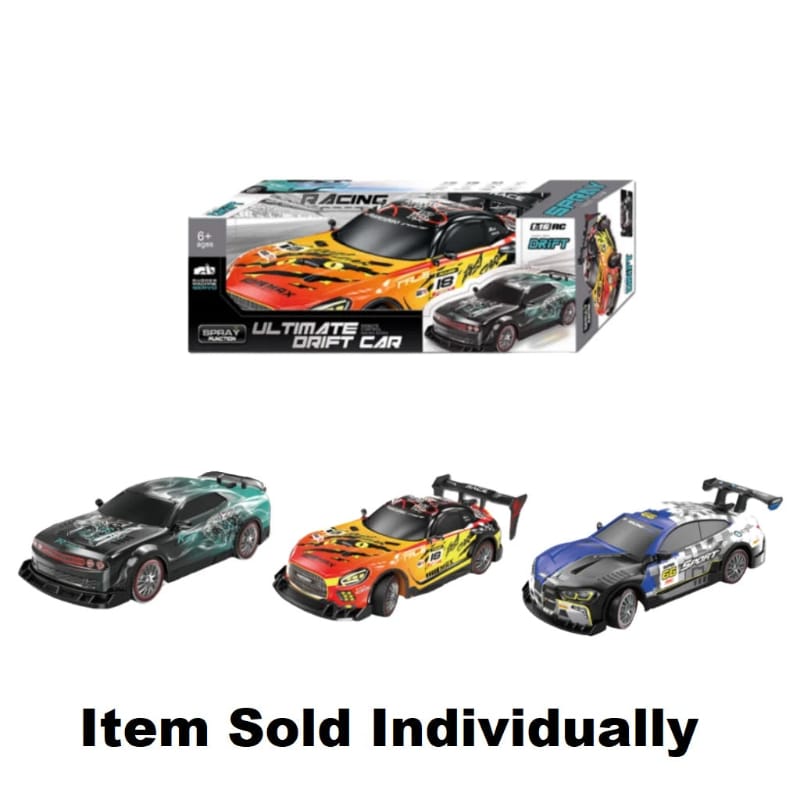 Leading Edge Remote Controlled Vehicles Ultimate Drift RC Car Racing Series (Assorted Styles)