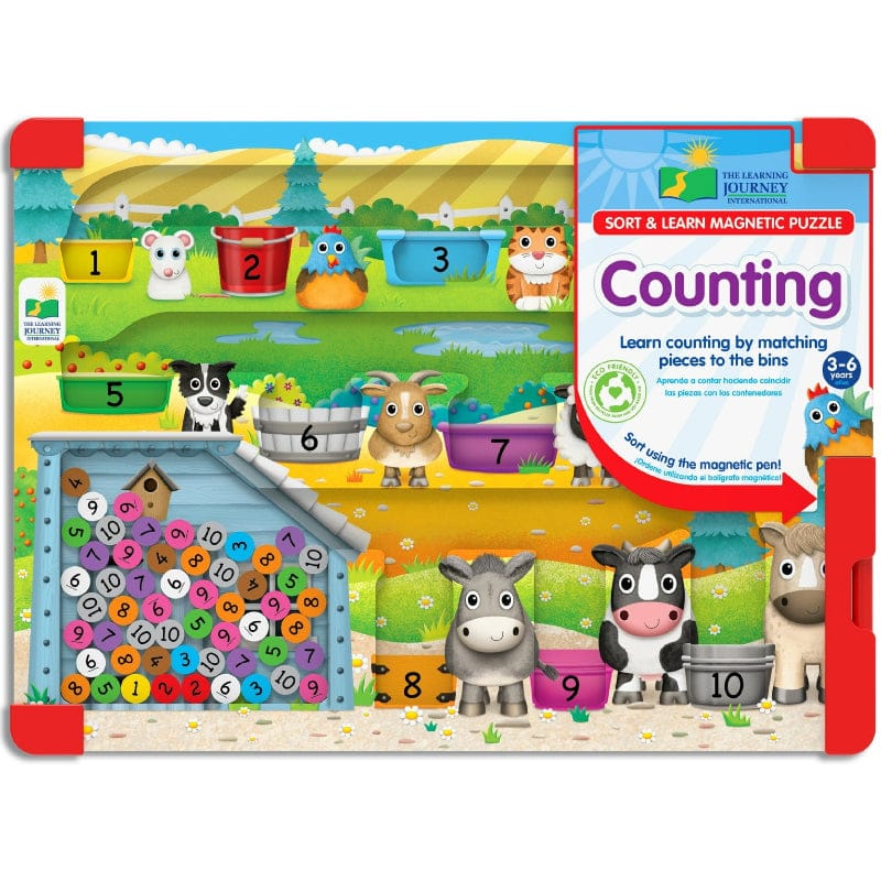 Learning Journey Educational Play Sort & Learn Magnetic Puzzle - Counting
