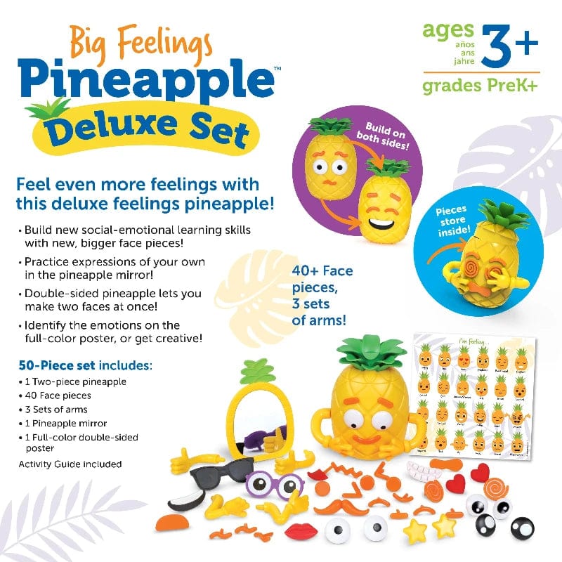 Learning Resources Educational Play Default Big Feelings Pineapple Deluxe