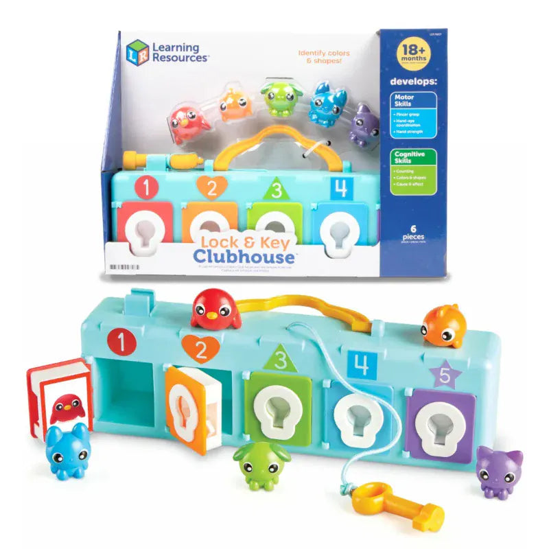 Learning Resources Educational Play Lock & Key Clubhouse
