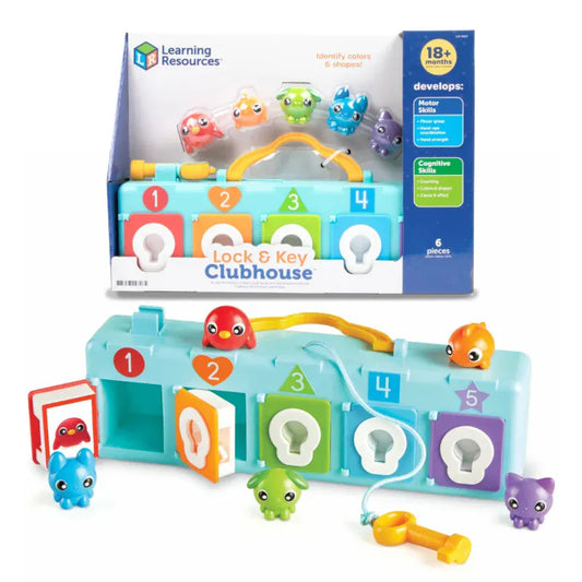 Learning Resources Educational Play Lock & Key Clubhouse