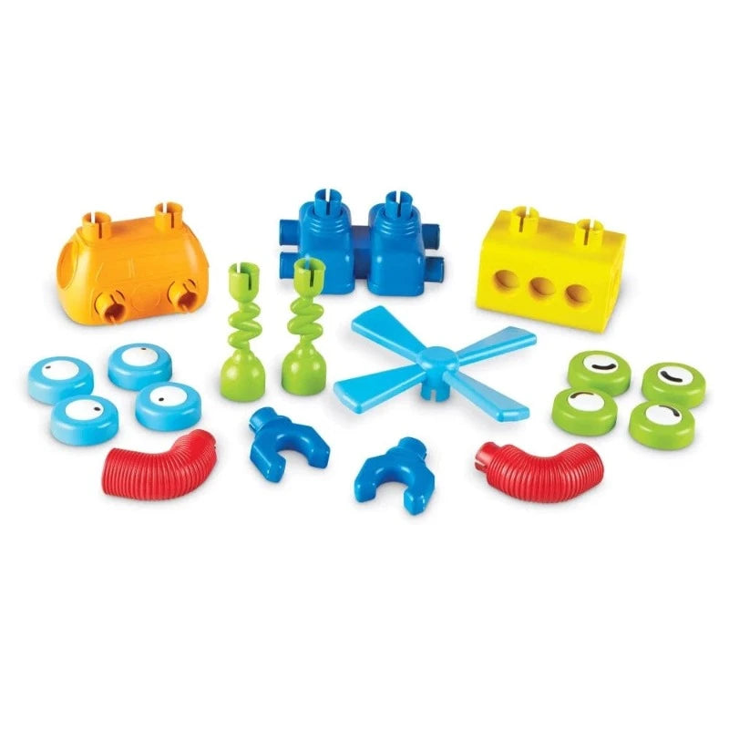 Learning Resources STEM Toys 1-2-3 Build It! Robot Factory