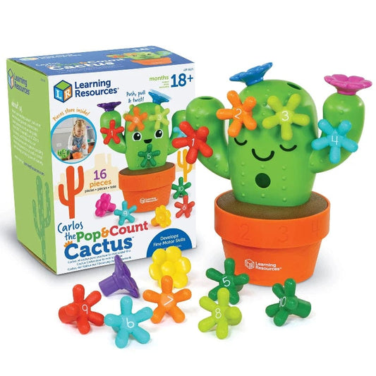 Learning Resources Toddler Default Carlos The Pop and Count Cactus