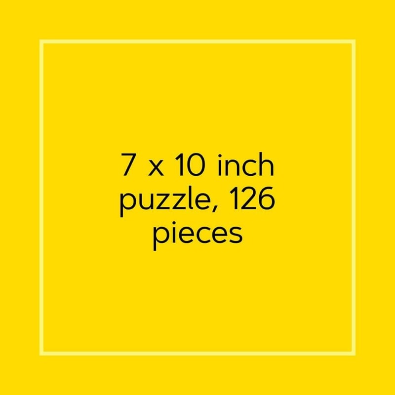 LEGO 100 Piece Puzzles Default Mystery Minifigure Mini 126 Piece Puzzle (Animal Green Edition)