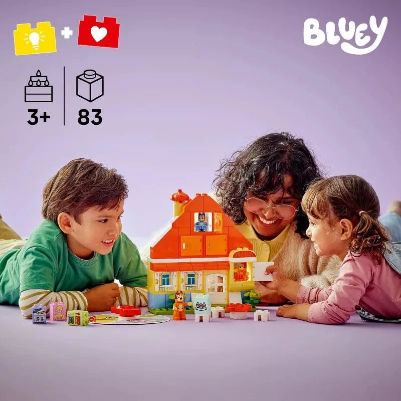 LEGO LEGO Bluey 10459 Duplo Bluey: Bluey's Family House with Memory Game