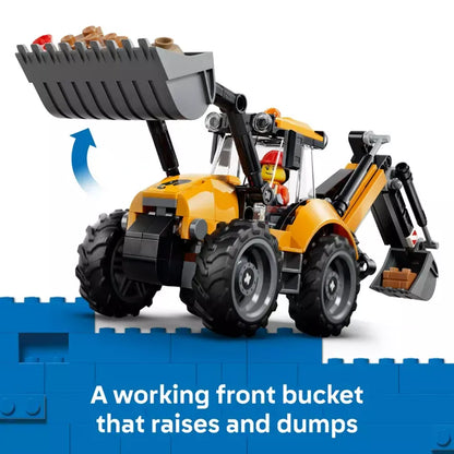 LEGO LEGO City 60480 City: Yellow Backhoe Loader