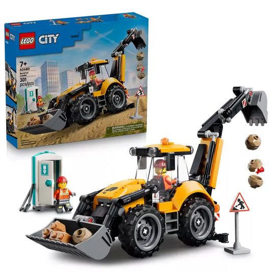 LEGO LEGO City 60480 City: Yellow Backhoe Loader