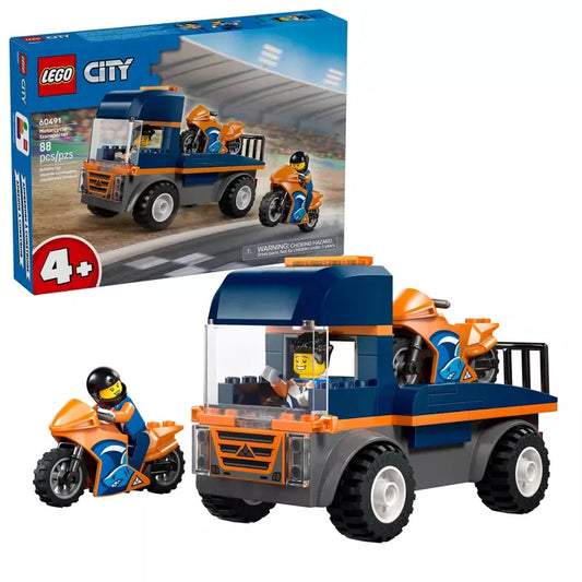 LEGO LEGO City 60491 City: Motorcycle Transporter