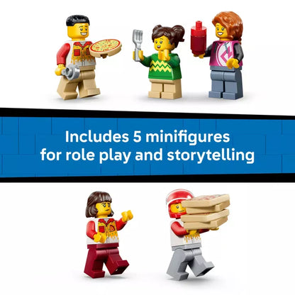 LEGO LEGO City 60496 City: Pizza Delivery Experience with Vehicles