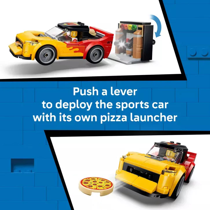LEGO LEGO City 60496 City: Pizza Delivery Experience with Vehicles