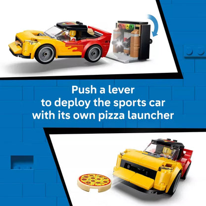 LEGO LEGO City 60496 City: Pizza Delivery Experience with Vehicles
