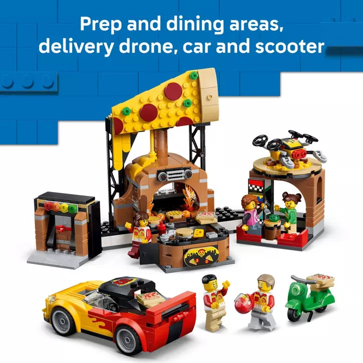 LEGO LEGO City 60496 City: Pizza Delivery Experience with Vehicles