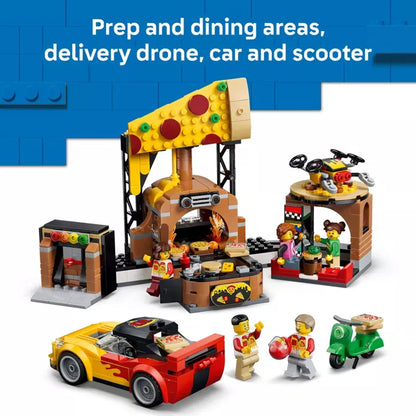 LEGO LEGO City 60496 City: Pizza Delivery Experience with Vehicles