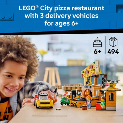 LEGO LEGO City 60496 City: Pizza Delivery Experience with Vehicles