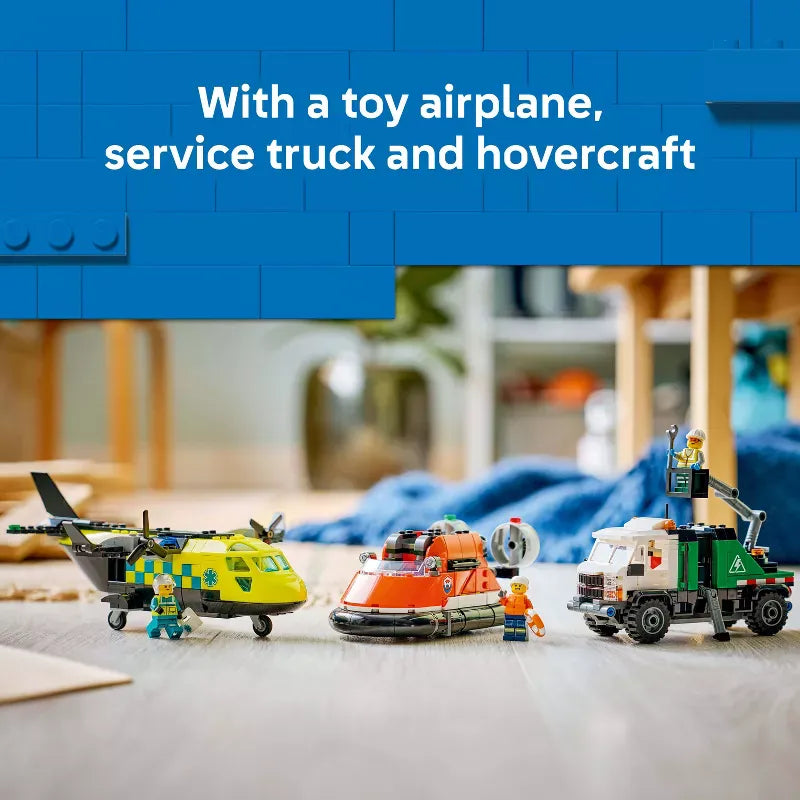 Lego LEGO City 60505 City: Airplane, Service Truck & Hovercraft Remix