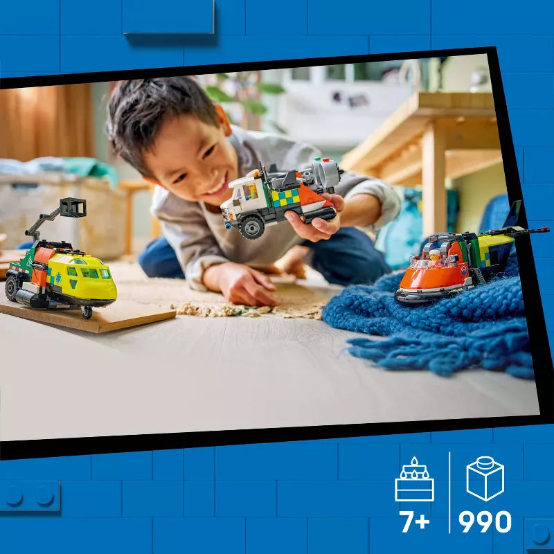 Lego LEGO City 60505 City: Airplane, Service Truck & Hovercraft Remix