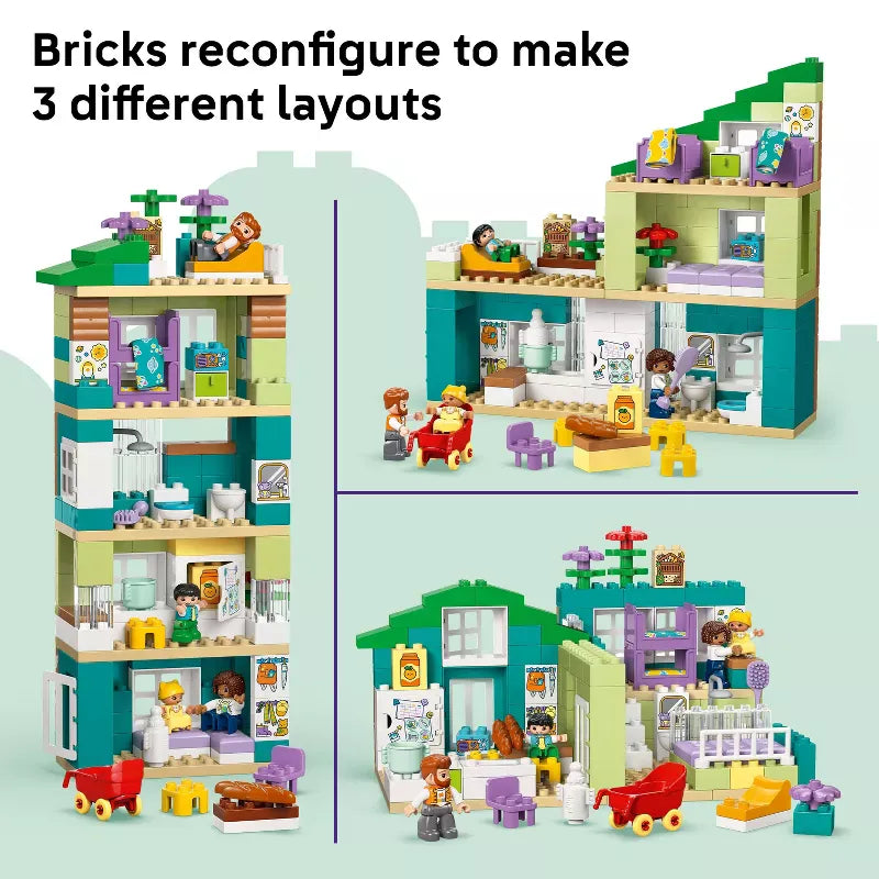 LEGO LEGO DUPLO 10470 DUPLO: 3 in 1 Modern Family House with Figures