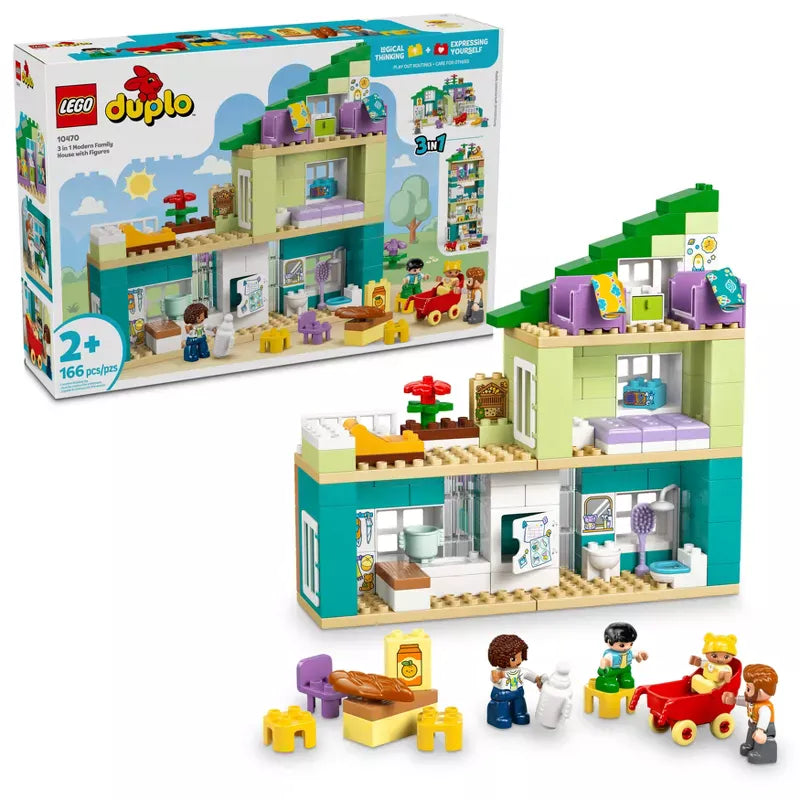 LEGO LEGO DUPLO 10470 DUPLO: 3 in 1 Modern Family House with Figures