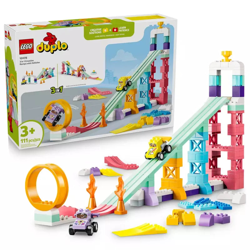 LEGO LEGO Duplo 10478 Duplo: 3 in 1 Creative Ramps with Vehicles