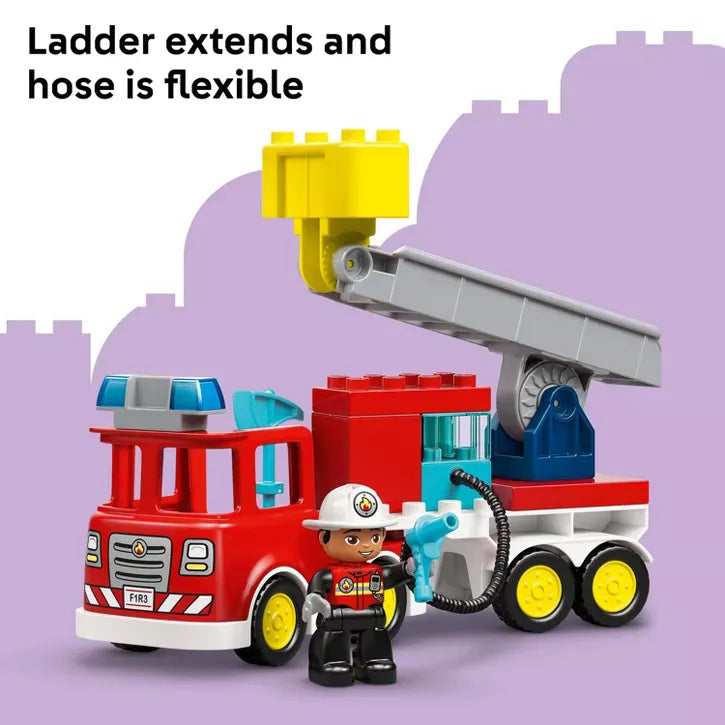LEGO LEGO DUPLO READ DESCRIPTION!! 10473 DUPLO: Fire Truck w/ Hose & Firefighter