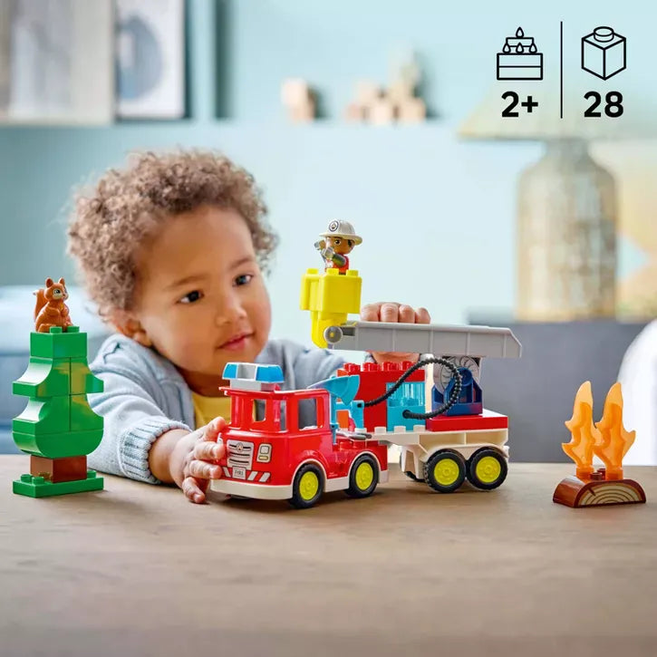 LEGO LEGO DUPLO READ DESCRIPTION!! 10473 DUPLO: Fire Truck w/ Hose & Firefighter