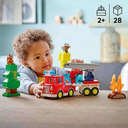 LEGO LEGO DUPLO READ DESCRIPTION!! 10473 DUPLO: Fire Truck w/ Hose & Firefighter