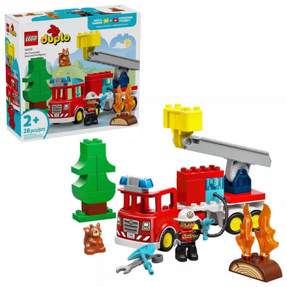 LEGO LEGO DUPLO READ DESCRIPTION!! 10473 DUPLO: Fire Truck w/ Hose & Firefighter