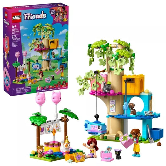 LEGO LEGO Friends 42666 Friends: Cat Birthday Party & Tree House