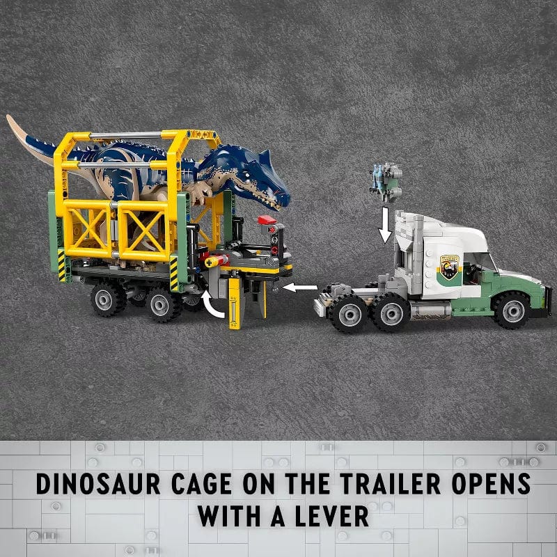 Lego LEGO Jurassic World Default 76966 Jurassic World: Dinosaur Missions: Allosaurus Transport Truck