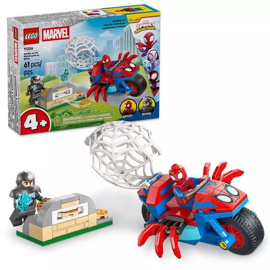 LEGO LEGO Marvel 11206 Marvel : Spidey on His Motorcycle vs Rhino