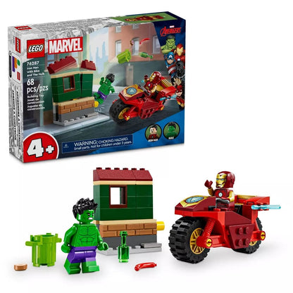 Lego LEGO Marvel Default 76287 Marvel: Iron Man with Bike and The Hulk