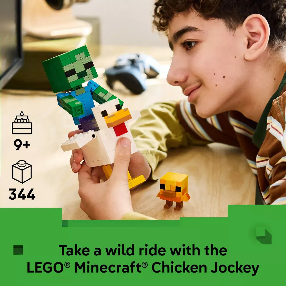 LEGO LEGO Minecraft 21592 Minecraft: Chicken Jockey Desert Attack