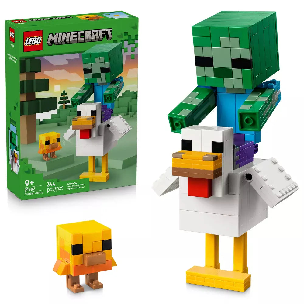LEGO LEGO Minecraft 21592 Minecraft: Chicken Jockey Desert Attack