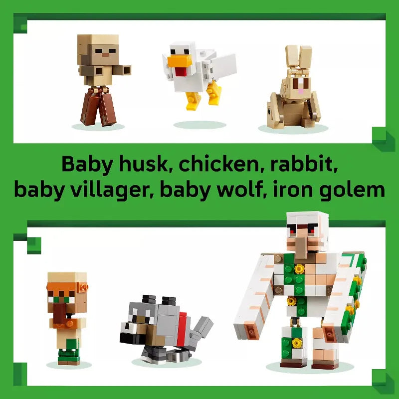 LEGO LEGO Minecraft 21592 Minecraft: Chicken Jockey Desert Attack