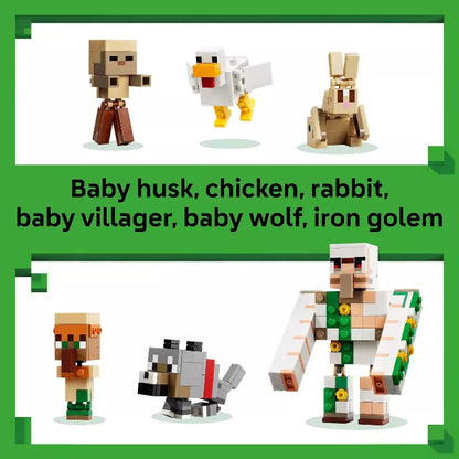 LEGO LEGO Minecraft 21592 Minecraft: Chicken Jockey Desert Attack