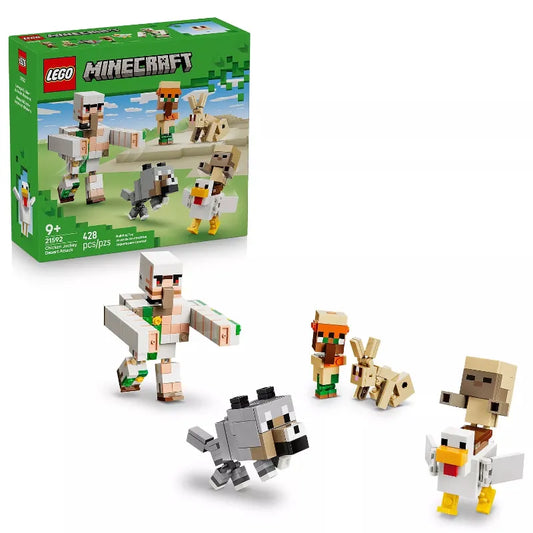 LEGO LEGO Minecraft 21592 Minecraft: Chicken Jockey Desert Attack