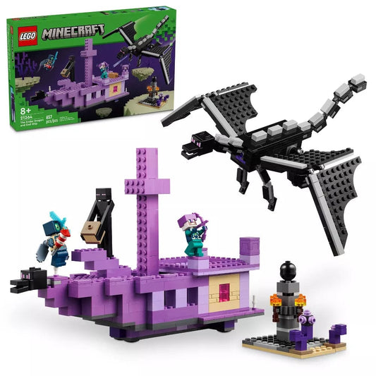 Lego LEGO Minecraft Default 21264 Minecraft: The Ender Dragon and End Ship