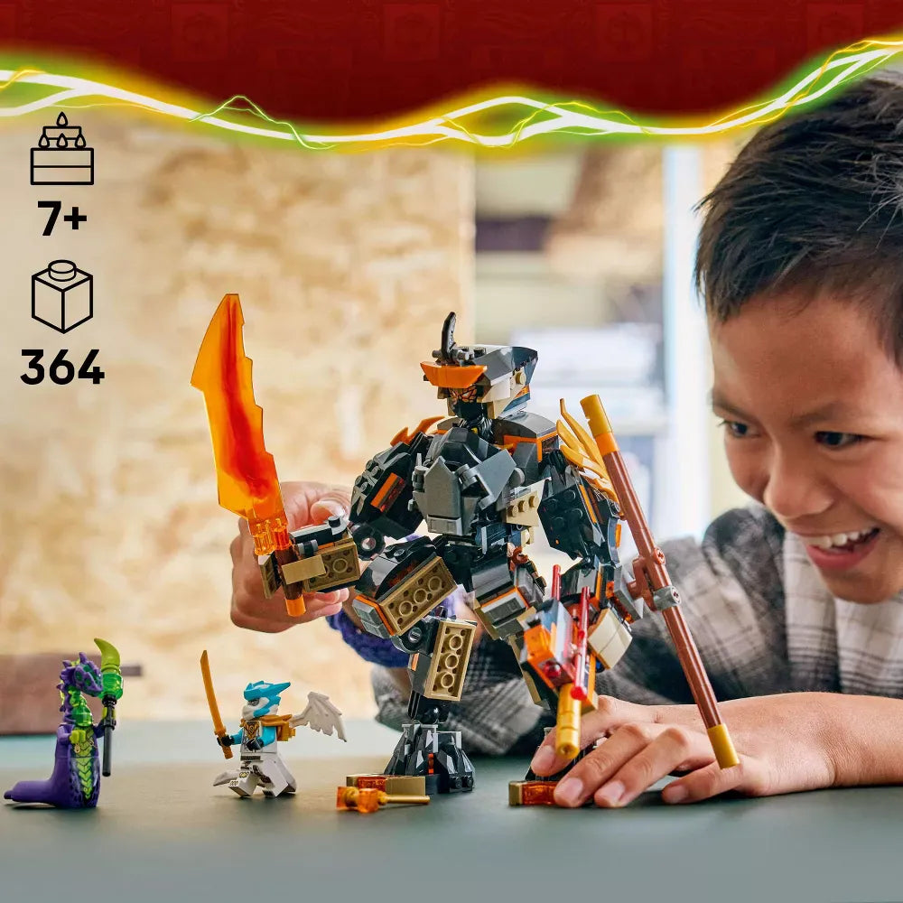LEGO LEGO Ninjago 71854 Ninjago: Cole's Mission Mech & Dragon Zane