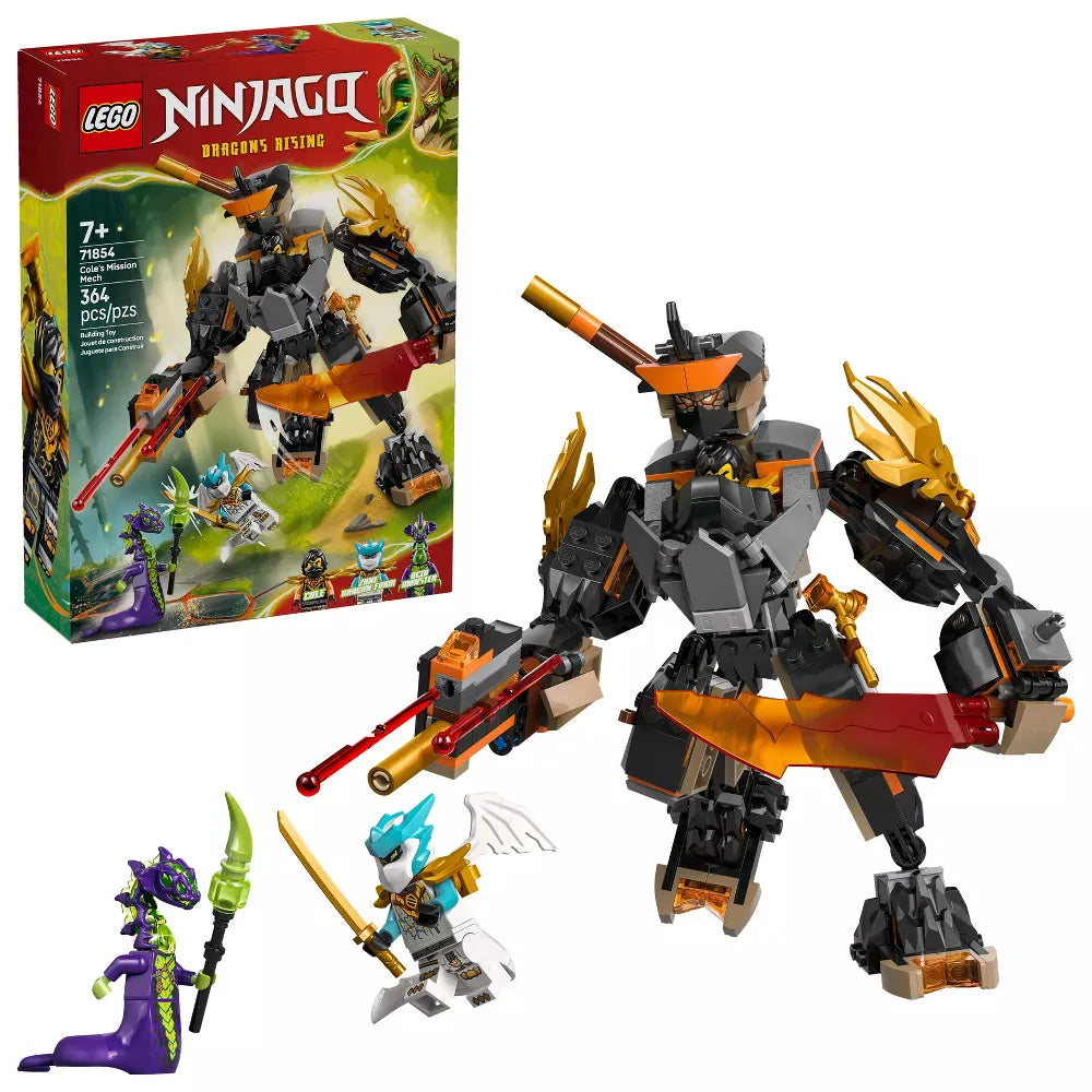 LEGO LEGO Ninjago 71854 Ninjago: Cole's Mission Mech & Dragon Zane