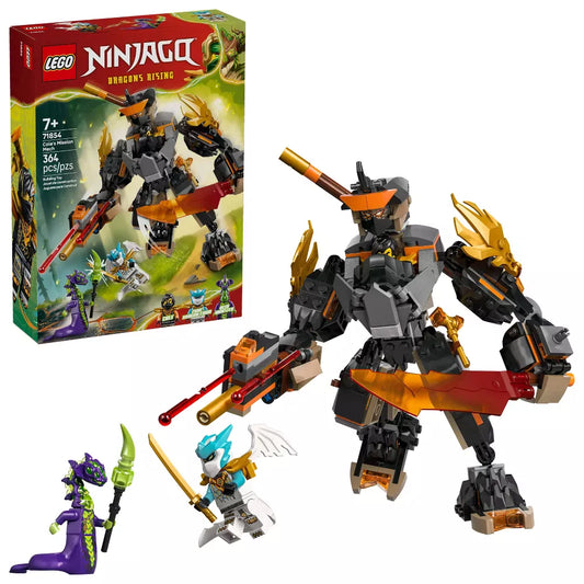 LEGO LEGO Ninjago 71854 Ninjago: Cole's Mission Mech & Dragon Zane