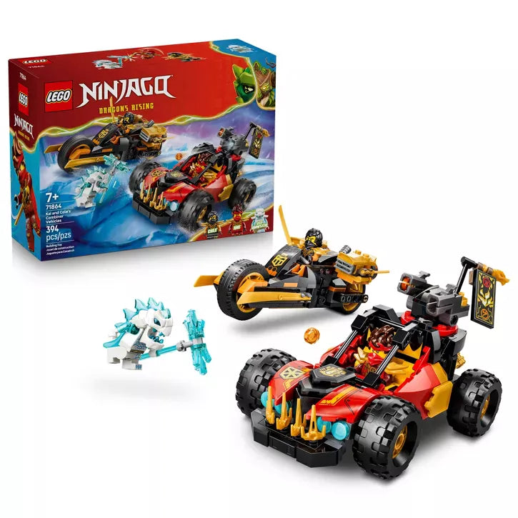 LEGO LEGO Ninjago 71864 Ninjago: Kai & Cole's Cominber Vehicles