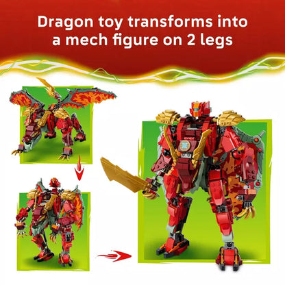 LEGO LEGO Ninjago 71868 Ninjago: Wyldfyre's Transforming Dragon Mech