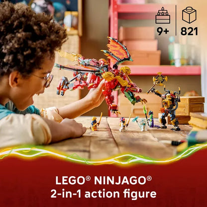 LEGO LEGO Ninjago 71868 Ninjago: Wyldfyre's Transforming Dragon Mech